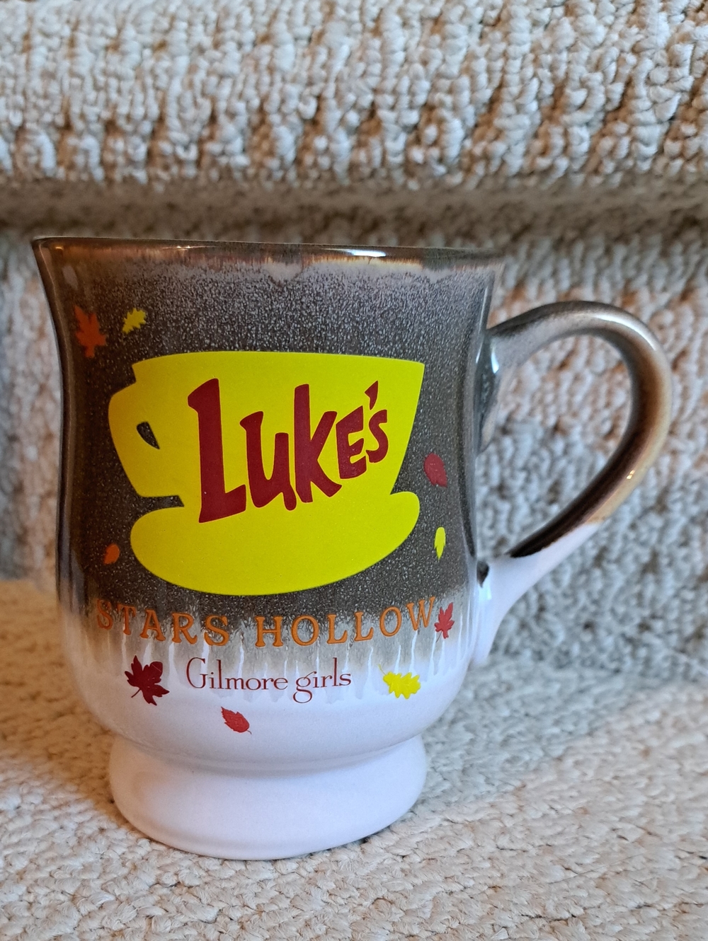 Gilmore Girls "LUKE'S" Stars Hollow Ceramic Coffee Mug. NEW.